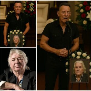 One Swing, One Legend, and a Final Goodbye: Bruce Springsteen Makes a Surprise Appearance at Mick Ralphs’ Funeral — And What He Offered Left Everyone in Tears
