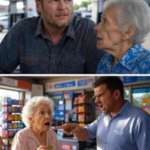 Cashier Mocks Elderly Woman Over Coins—Blake Shelton Steps In with a Powerful Lesson