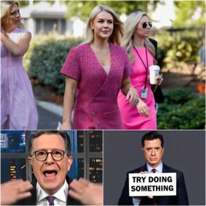 No One at CBS Expected What Karoline Leavitt Did Live on Colbert, She Walked Into a Late-Night Studio—and Walked Out Leaving Colbert and His Producers in Total Disarray