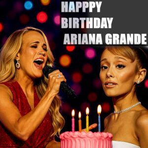 “Ariana Grande's Birthday Bash Gets Unforgettable Twist—Carrie Underwood Steals the Show!”- ngl