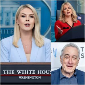 Robert De Niro Claims: Karoline Leavitt Is Not Qualified to Be a Role Model for Women — and the most surprising thing is finally confirmed