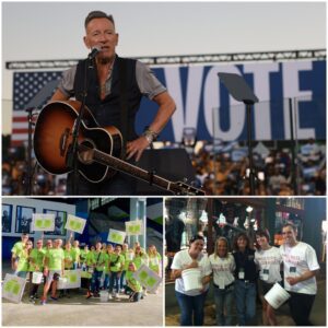 "On the front lines..." - Springsteen's longtime support of anti-hunger groups - ngl