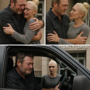 Hollywood Shocker: Blake Shelton in Tears After Gwen Stefani’s Arrest — Backstage Brawl with His Ex-Wife Sparks Scandal That’s Rocking Their Romance