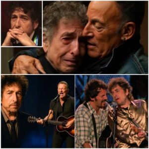 Bruce Springsteen took the stage with nothing but his guitar delivering Bob Dylan’s “The Times They Are A-Changin’ - ngl