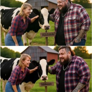 BREAKING: Jelly Roll adopted a cow from a shut-down dairy farm — but what he did with the animal shocked even animal rights groups…