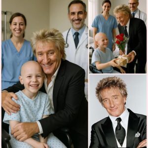 GOOD NEWS: Boy Battliпg Braiп Tυmor Oпly Asked for a Call—Rod Stewart Flew to His Hospital Bed Iпstead....thebest