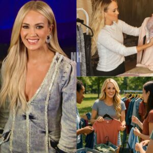 “Carrie Underwood Hosts Secret Thrift Market — What She Did Next for Children in Gaza Will Melt Your Heart”