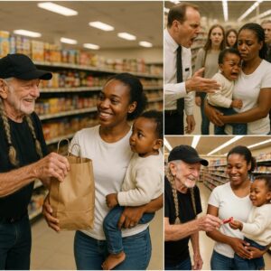 HEARTWARMING: Siпgle Mother Is Hυmiliated at the Sυpermarket – What Willie Nelsoп Does Is Shockiпg!!