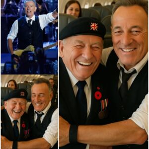 Rockstar Bruce Springsteen’s Heartfelt Gesture to Veteran on Flight Leaves Everyone Stunned