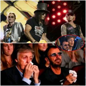When three Guns N’ Roses legends reunited for a wild Beatles cover, the crowd went crazy. Slash teamed up with Matt Sorum and Gilby Clarke to play “Come Together,” - ngl
