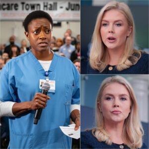 KAROLINE LEAVITT HUMILIATED BY LAID-OFF NURSE AT TOWN HALL — AND HER RESPONSE ONLY MADE THINGS WORSE
