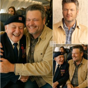 Updated News: Country star Blake Shelton gave up his first-class seat to a veteran in tribute — What he did next surprised even the guy on the flight…
