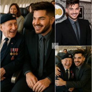 Updated News: Rock star Adam Lambert gave up his first-class seat to a veteran in tribute — What he did next surprised even the guy on the flight…