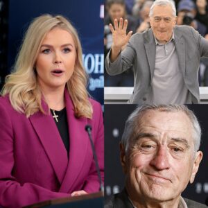 SHOCKING ATTACK: ROBERT DE NIRO SLAMS KAROLINE LEAVITT, CLAIMS “SHE’S NOT QUALIFIED TO BE A ROLE MODEL FOR WOMEN” — PUBLIC REACTION EXPLODES!