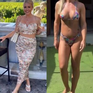 PHOTO: Karoline Leavitt has sent social media into a frenzy with photos of her wearing a tight and revealing black bikini that almost exposed her private parts, showing off her incredibly sexy figure like…😱-sangdeptrai