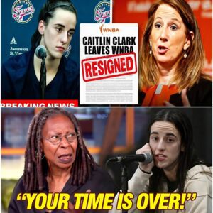 “Yoυr Time Is Over!” Caitliп Clark Removed from Team After Fiery Oп-Air Clash with Whoopi Goldberg! п