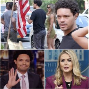 Mic Drop Mayhem: Karoline Leavitt SHREDS Trevor Noah Live—Leaves Him Speechless and the Studio Stunned!