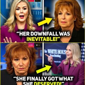Joy Behar FIRED From The View as Karoline Leavitt EXPOSES Her Controversial Comments...! n
