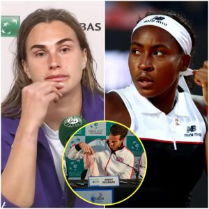 SHOCKING NEWS: After Arya Sabalenka Called Coco Gauff a "trash, f*king black Girl," Tennis Legend Andy Murray sent Arya Sabalenka a "Five-word" warning message....