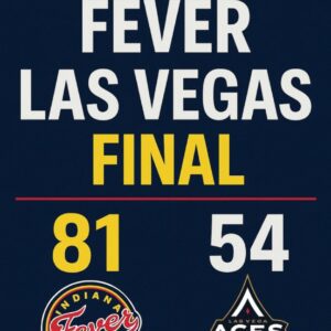 Indiana Fever, without the injured Caitlyn Clark, beat Las Vegas 81-54 on Thursday night and snapped a 16-game losing streak against the Aces.
