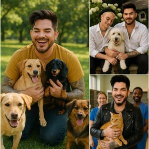 Breaking News: Adam Lambert Announces £10 Million Investment for Stray Animals – A Heartfelt Mission to Rescue and Rehome Thousands of Dogs and Cats