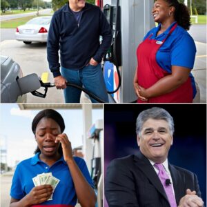 SHOCKING: Sean Hannity Quietly Gifts $25,000 to Pregnant Black Woman at Gas Station — No Cameras, Just Tears and Humanity - nh