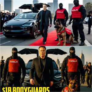 😱 UNBELIEVABLE! Elon Musk secretly built a $1 billion bodyguard team – The world was shocked!