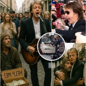 Crowd Stunned as Paul McCartney’s Surprise Encounter Transforms Homeless Man’s Life Forever nh