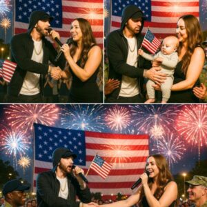 Eminem & Hailie Jade Ignite Detroit’s 4th of July with Unforgettable Rap-National Anthem Fusion — Baby Eliot’s First Celebration with Grandpa and Mom!