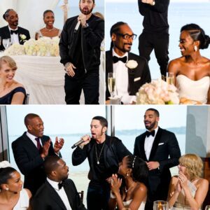 Eminem Ignites Chaos at Snoop Dogg’s Wedding Anniversary — Drops Unheard, Heart-Wrenching Verses with Dr. Dre, Drake & 50 Cent, Leaving Everyone Speechless and Snoop Dogg in Tears!