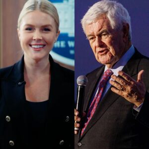 SHOCKING MOMENT: Karoline Leavitt Bursts Into Laughter at Newt Gingrich’s Slip-Up on Live TV—Then Her Campaign Advisor’s Reaction Leaves Everyone Speechless! nh