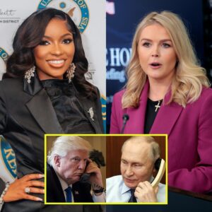 LIVE SH0CK: An 8-minute segment spiraled into chaos when Crockett called T.r.u.m.p “P.u.t.i.n’s clone” — prompting Leavitt to rip off her mic and storm out, leaving the host completely stunned.- nh