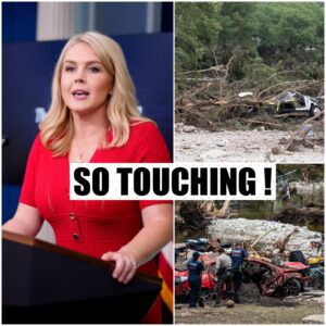 BREAKING: As Texas battled through a catastrophic flood disaster, claiming at least 51 lives, including 15 children, Karoline Leavitt shocked the world with a generous $6 million donation to aid the victims and families of those still missing
