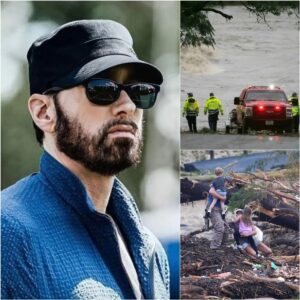 EMINEM DONATES $50 MILLION TO TEXAS FLOOD VICTIMS, SURPRISES EVERYONE WITH PERSONAL VISIT TO DISASTER ZONE...