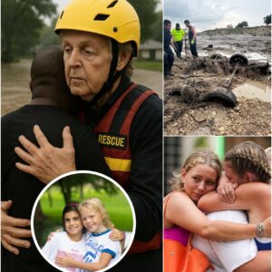 After learning his daughter went missing in the Texas flood, Michael, a 40-year-old father — until music legend Paul McCartney showed up and did one thing that brought hope to a broken heart. -nh