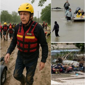 SURPRISE! Paul McCartney has stepped in to pay for the funeral expenses and compensation for the families of the victims of the devastating Texas flash floods — leaving fans VERY emotional...-nh