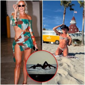 SURPRISE: Sophie Cunningham treats the public to a string bikini photoshoot at the beach, oh my god she's so hot...sangdeptrai