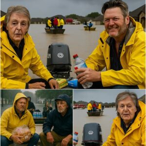 Country music star Blake Shelton and music legend Paul McCartney join forces for historic Texas flood relief -nh