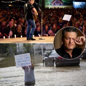 Blake Shelton Breaks Down While Debuting New Song at Texas Flood Relief Concert: “They Were Just Kids at Camp…” nh