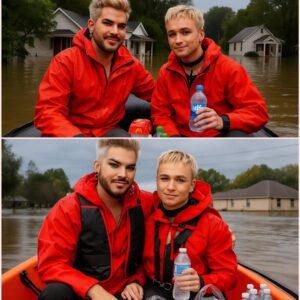 Adam Lambert and Oliver Gliese: A journey to help Texas flood victims -nh