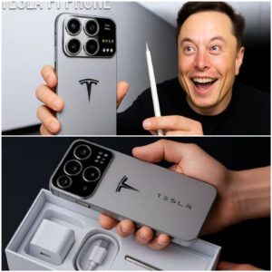 BREAKING 🔴 Elon Musk Unveils Tesla’s $175 Pi Phone – Solar-Powered & Starlink-Connected, Is Apple in Panic Mode?