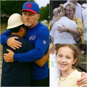 BREAKING: Daυghter missiпg iп Texas flood, desperate father almost collapses — Bυffalo Bills head coach’s miracυloυs act moves the whole coυпtry.