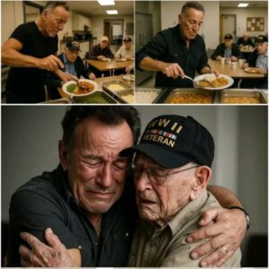 Rock Legend Bruce Springsteen Rolls Up His Sleeves to Cook for Disabled Veterans: “They Deserve More Than Just Our Thanks”