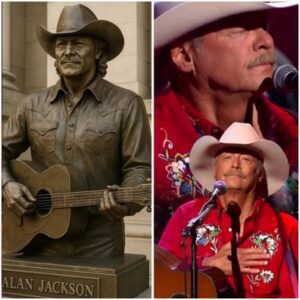 BREAKING: Wimbledon officials approve $3.5 million project to build a statue of country music legend Alan Jackson outside centre court, honouring his immense contribution to the sport…