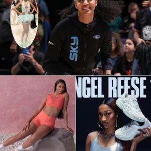 She didn’t just drop a shoe—she dropped a statement. Angel Reese’s first Reebok signature just leaked, and it’s already breaking the internet: metallic, defiant,