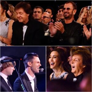 In a jaw-dropping tribute to the Beatles’ 50th anniversary, Maroon 5 lit up the stage with a wild, soul-stirring take on “Ticket to Ride”