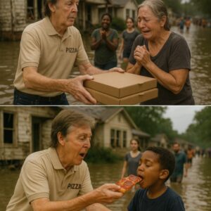 Paul McCartney’s Pizza Rescue Goes Viral: Music Legend Delivers Slices — and Hope — in Flood-Ravaged Texas! nh