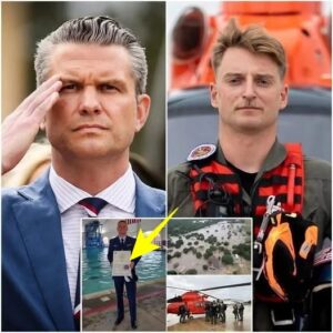 AMERICAN HERO - Pete Hegseth personally presented the heroism medal and $150 million to Coast Guard Rescue for their bravery in rescuing victims from the historic flood disaster
