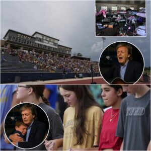 Over 700 gather at Tivy Antler High School Stadium as Paul McCartney emotionally sings in tribute to victims of Texas’ historic floods
