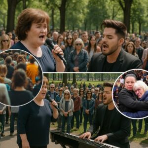 Shock and Awe: Adam Lambert and Susan Boyle’s Stunning Public Duet in Hyde Park, London Leaves Fans in Tears nh